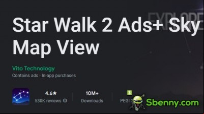 Star Walk 2 Ads+ Sky Map View MOD APK