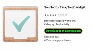 SomTodo - Task/To-do widget MOD APK