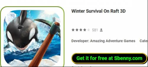 Winter Survival On Raft 3D MOD APK