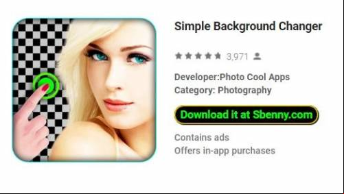 Simple Background Changer MOD APK