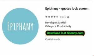 Epiphany - quotes lock screen MOD APK