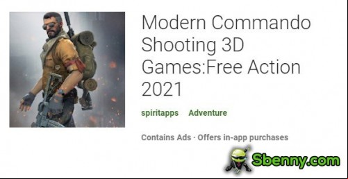 Modern Commando Shooting 3D Games:Free Action 2021 MOD APK