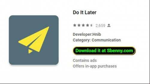 Do It Later MOD APK