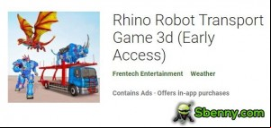 Rhino Robot Transport Game 3d MOD APK