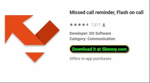Missed call reminder, Flash on call MOD APK