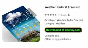 Weather Radar &amp; Forecast MOD APK