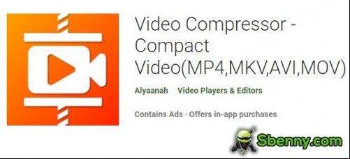 Video Compressor - Compact Video(MP4,MKV,AVI,MOV) MOD APK